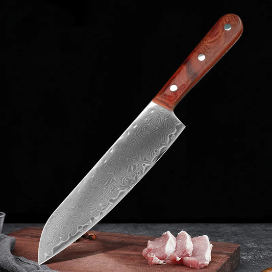 Couteau de Chef Santoku - Collection Hikari no Ha